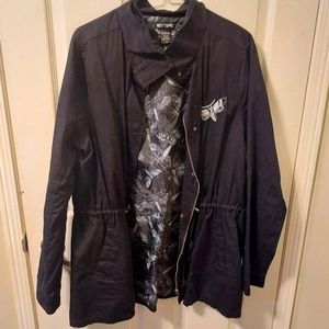 Hot Topic Death's Head Moth Utility-Style Jacket